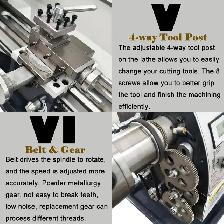 Promotion 2 Head Double Chuck Inch Thread Lathe832" 028348 - Photo 5