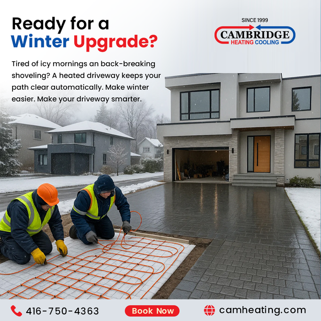 Heated Driveways for Homes & Businesses