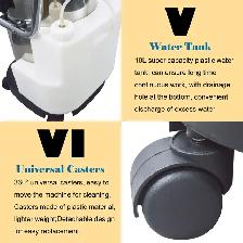 40L Carpet Extractor Machine Wet Dry Vacuum Cleaner 110V 053465 - Photo 6