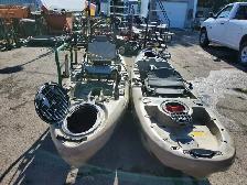 TWO PEDAL/PADDLE FISHING KAYAKS 10' LOADED $875.00 - Photo 3
