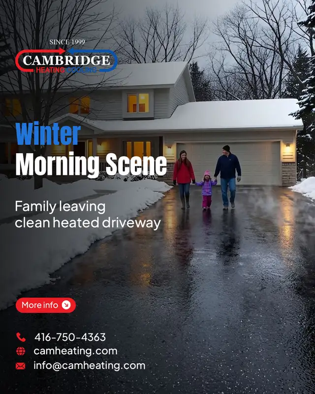 Snow-Free Driveway Installation