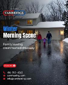 Snow-Free Driveway Installation