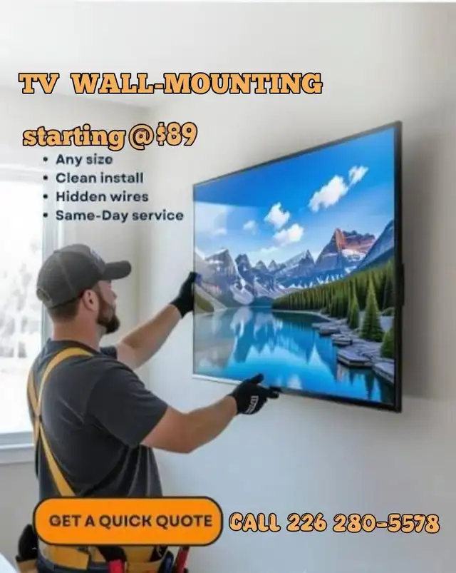 TV WALL MOUNT INSTALLATION