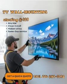 TV WALL MOUNT INSTALLATION