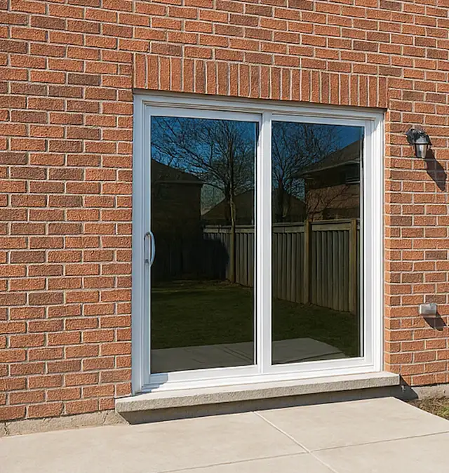 High-Efficiency Vinyl Patio Doors (Delivered & Fully Assembled)
