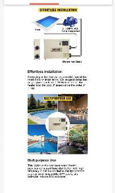 NEW in box  Vevor Pool Heater Electric - Photo 3