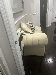 White Chiffon Couch - Photo 2