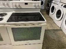 Cuisinière blanche vitrocéramique convection Whirlpool - Photo 3