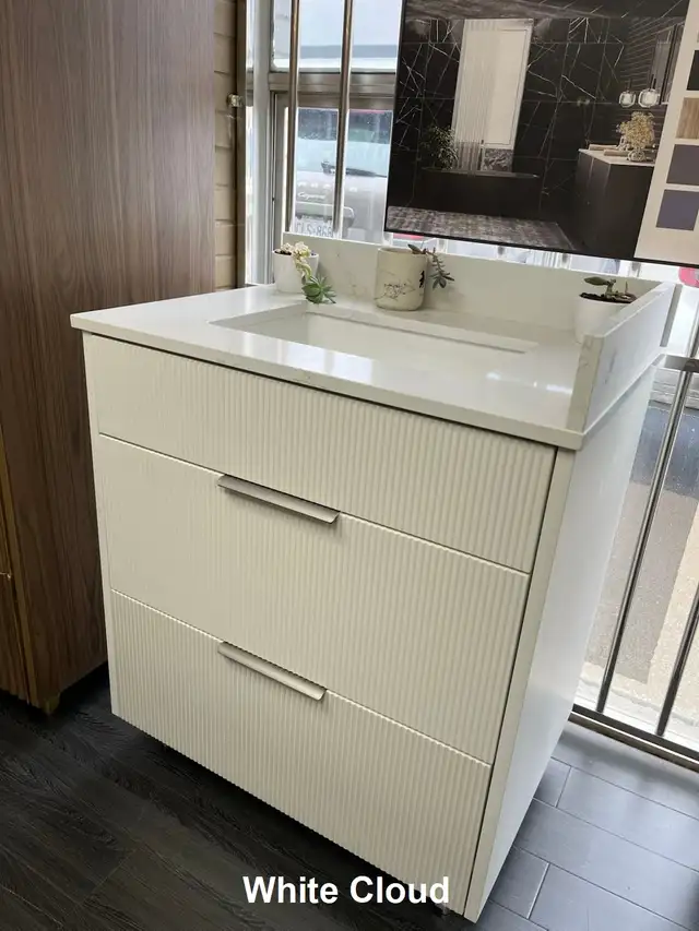 Evolution 3 – Custom Fluted Bathroom Cabinet Collection