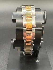 ROLEX Oyster Perpetual 18K Gold & Stainless Steel Women's Watch - Photo 3