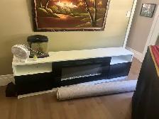 Electric Fireplace Media Console