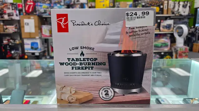 PC Low Smoke Tabletop Wood-Burning Firepit - BRAND NEW