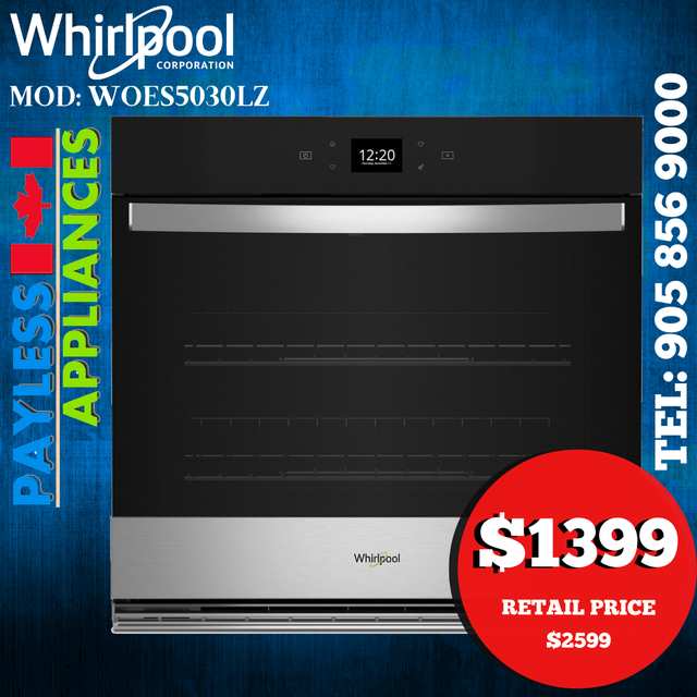 Whirlpool WOES5030LZ 30' Single Wall Oven With Air Fry