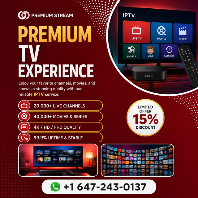 Premium quality tv services - 4k streaming