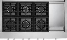 Kitchenaid Gas Range KFGC558JSS 48' Slide In Self Clean - Photo 4