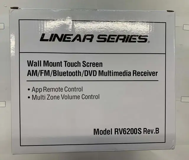 Linear Series RV6200S | AM/FM & BT/DVD Wall Mount RV Receiver