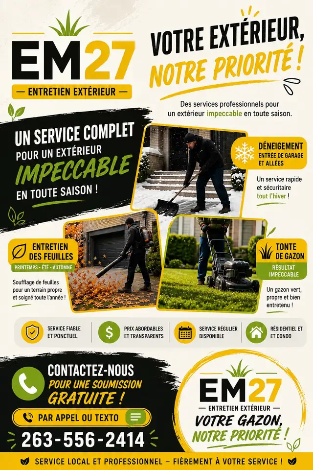 Entretien de gazon