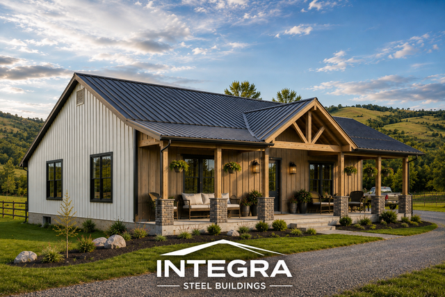 Steel Building -Residential Homes, Shops and Warehouses