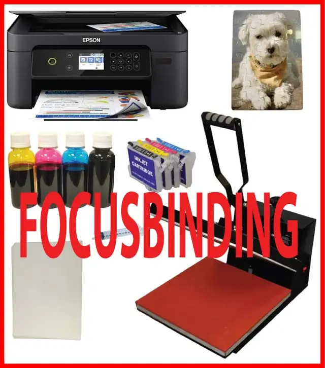 Deluxe Bundle New 15x15 Heat press Transfer Sublimation Printer