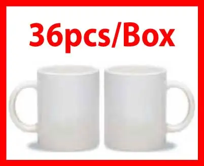 Value Saving Deal 36pcs Ceramic 11oz White Mugs Heat Press