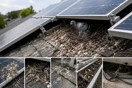 Solar Panel Pigeon Proofing / Bird Criter