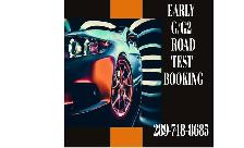 EARLY G2-G ROAD TEST (G-G2) BOOKING, DRIVE CLASSES