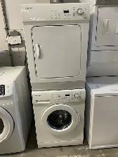 Mini laveuse sécheuse frontales blanches Samsung (remis a neuf )