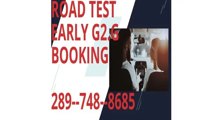 EARLY G-G2 ROAD TEST (G-G2) BOOKING, DRIVING CLASSES
