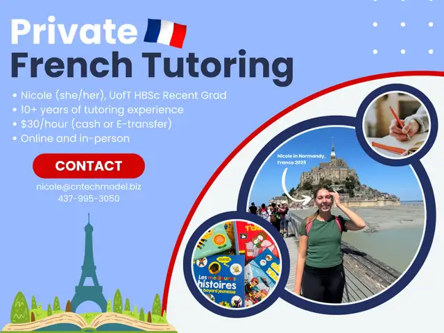 French Immersion Tutor – Grade 1-12 Private Lessons