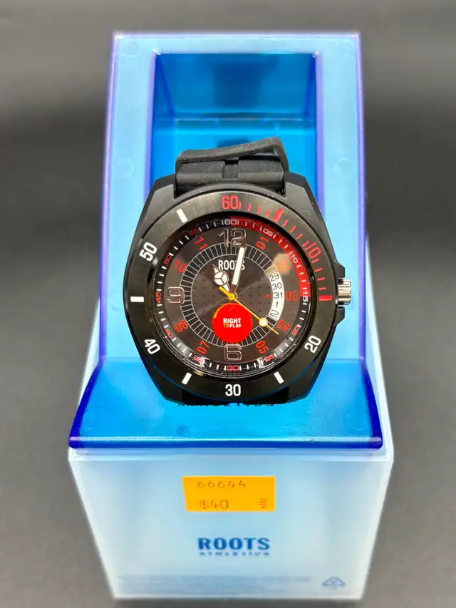 NEW ROOTS Athletic RY2198 Watch in Box with Fresh Battery