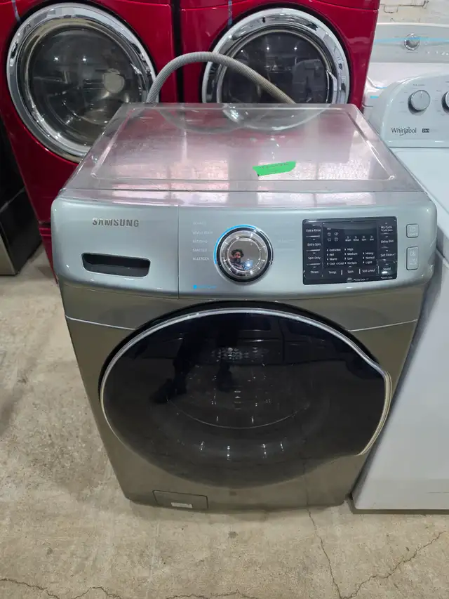 LIKE NEW! Samsung 27' Stainless Steel Front-Load Washer