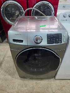LIKE NEW! Samsung 27' Stainless Steel Front-Load Washer