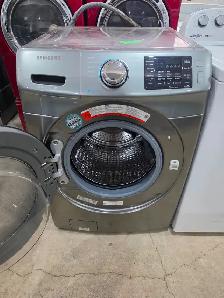 LIKE NEW! Samsung 27' Stainless Steel Front-Load Washer - Photo 3