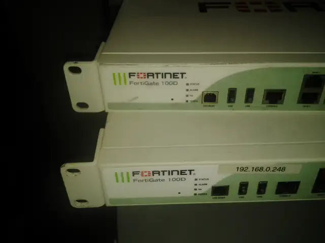 Fortinet FortiGate 100D 50  fortinet fortigate fortiap fortimail