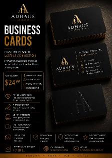 Premium Business Cards | Fast Turnaround | Adhaus Studio - Photo 2