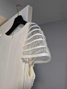 Ivory Wedding Dress Size 14-20    Leather Wedding Boots - Photo 3
