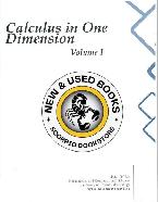 Calculus In One Dimension Volume 1 Non Updated Edition Holden