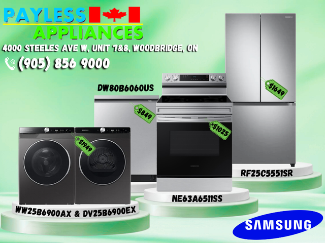 Payless Appliances Weekly Special Deals On Brand Name Appliances