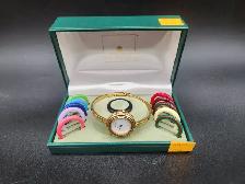 MINT Vintage 1990s Gucci 11/12.2 Watch in Box with 12 Bezels