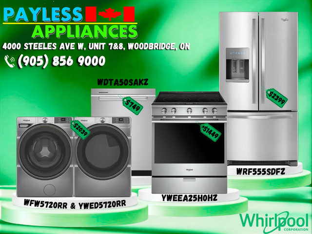 Payless Appliances Weekly Special Deals On Brand Name Appliances