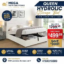 Huge sale - Hydrolic Storage Bed Storage bed queen bedbed
