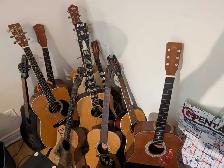 Assorted Acoustic Guitars