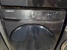 NEWER MODEL Samsung 27' Black Stainless FrontLoad Washer Machine - Photo 2