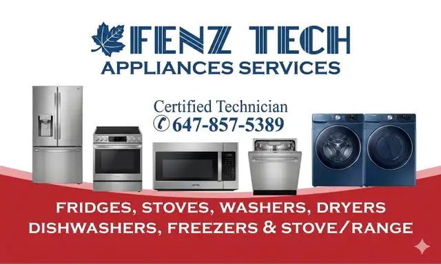 $50 APPLIANCE REPAIR MISSISSAUG BRAMPTON MILTON OAKVILE