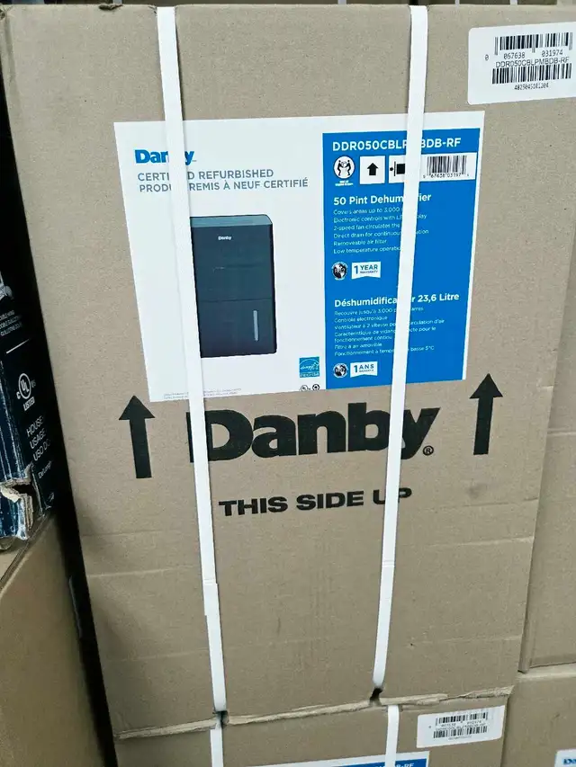 Déshumidificateur Danby 50 pintes