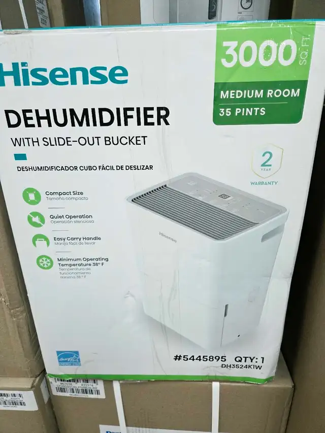 Déshumidificateur Hisense 35 pintes
