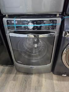 WOW! Maytag 27' Grey Front-Load Stackable Washer & Dryer Set - Photo 2