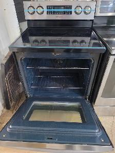 Samsung 30' Stainless Steel Electric Ceramic Top Stove Oven - Photo 3