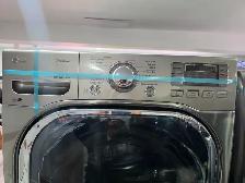 LG Square Door 27' Stainless Steel Stackable Washer & Dryer Set - Photo 6