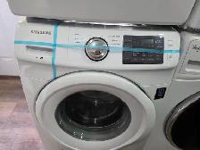 Samsung 27' White Front-Load Stackable Washer & Electric Dryer - Photo 3